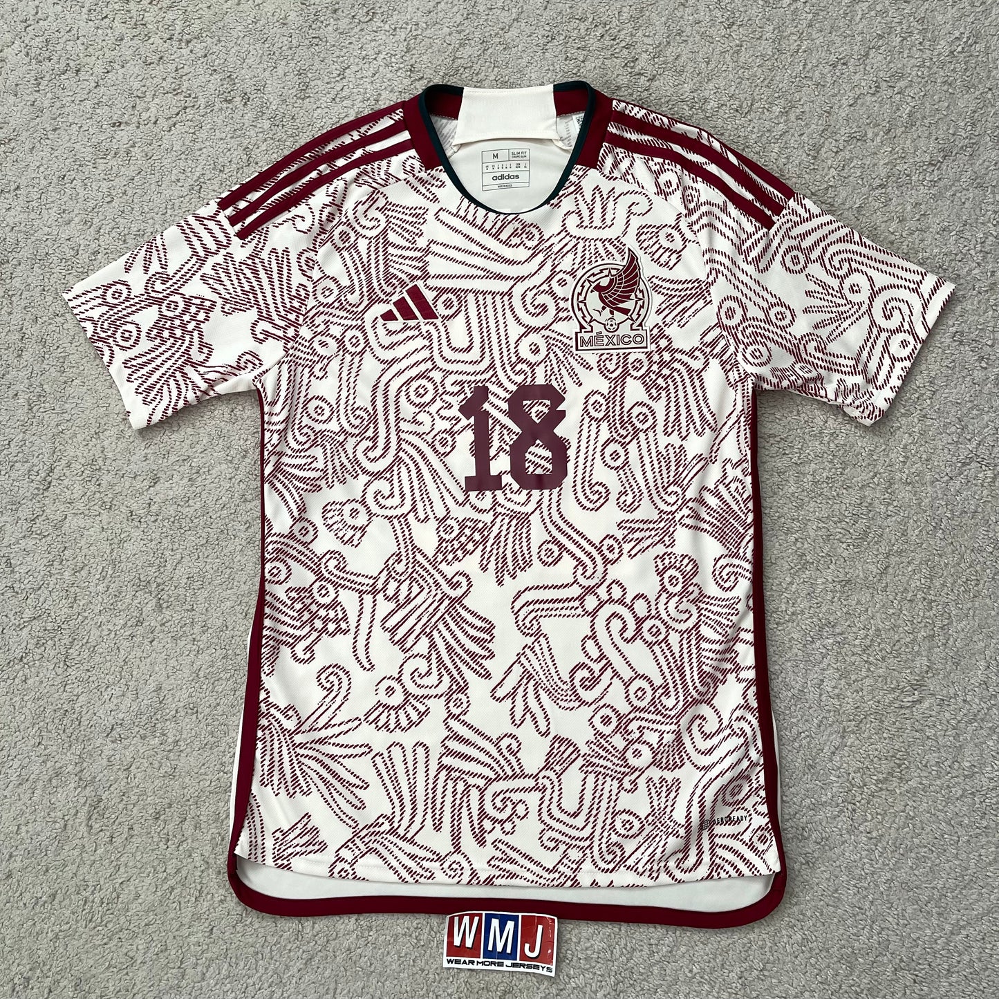 Mexico 2022 World Cup away x Andres Guardado #18 (M)