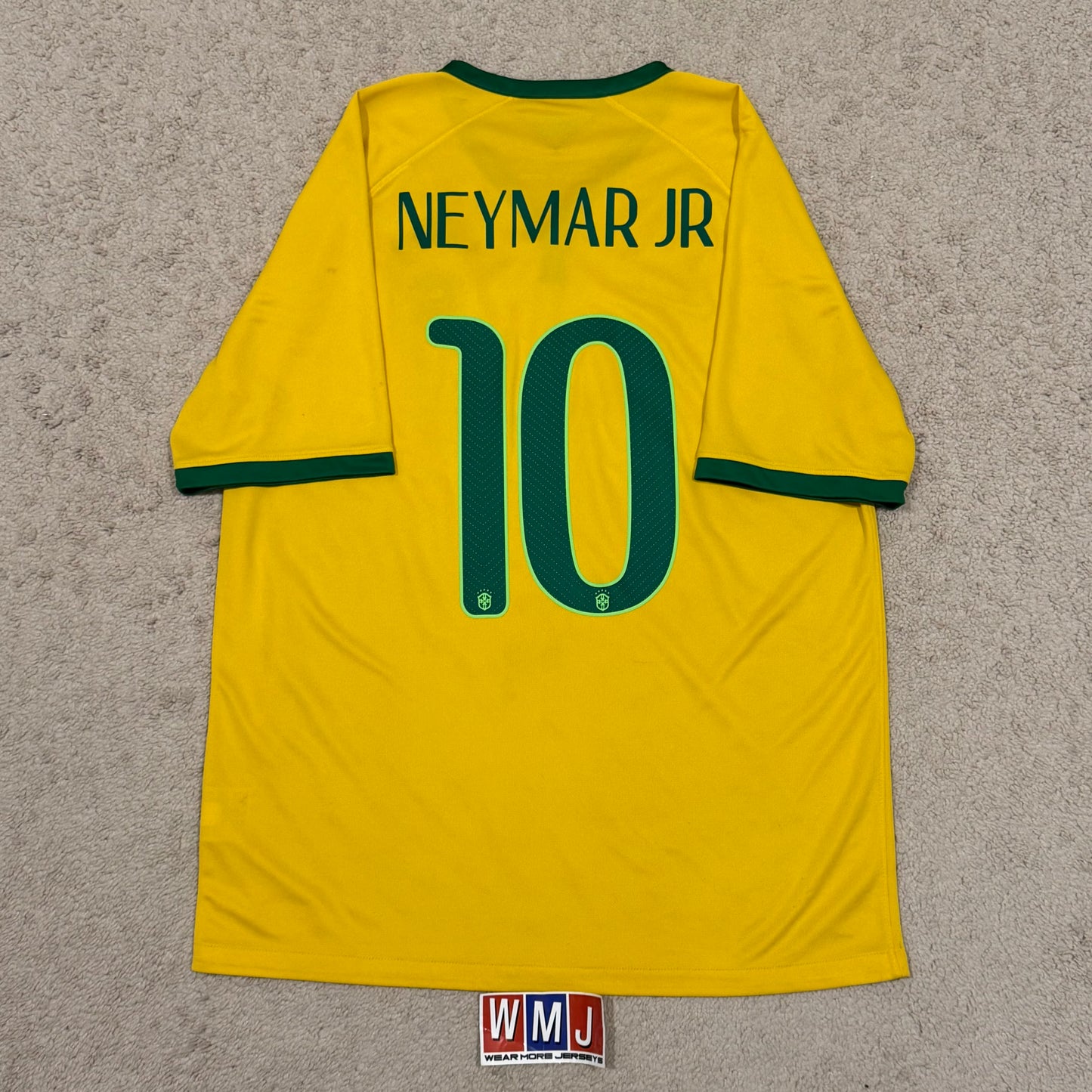 Brazil 2014 World Cup home x Neymar Jr #10 (L)