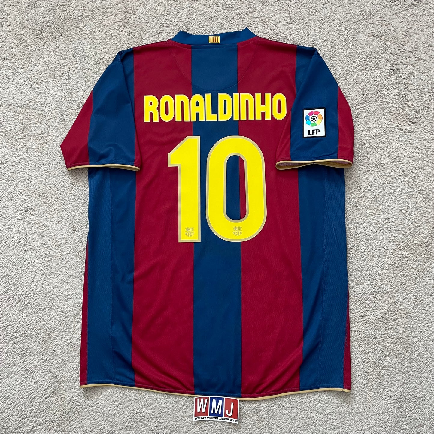 Barcelona 2007/08 home x Ronaldinho #10 (XL)