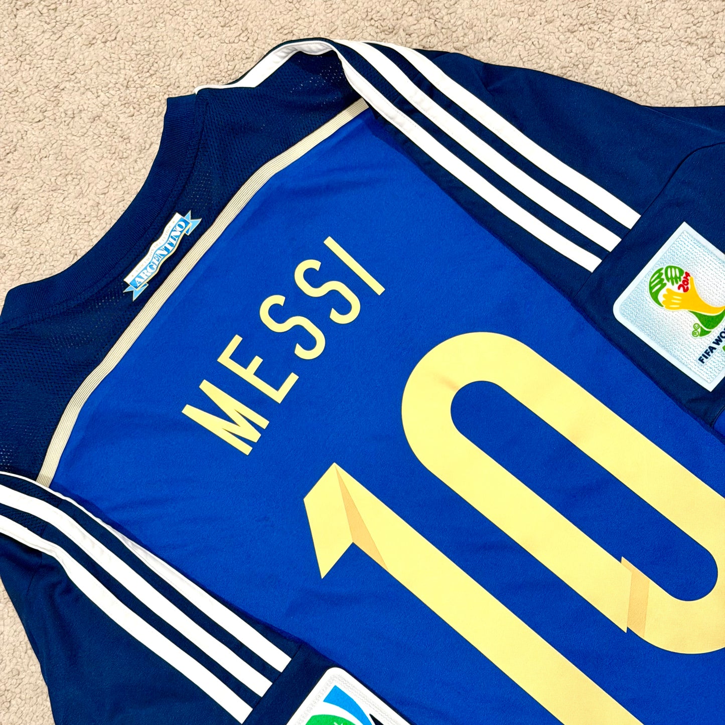 Argentina 2014 World Cup away x Messi #10 (XXL)