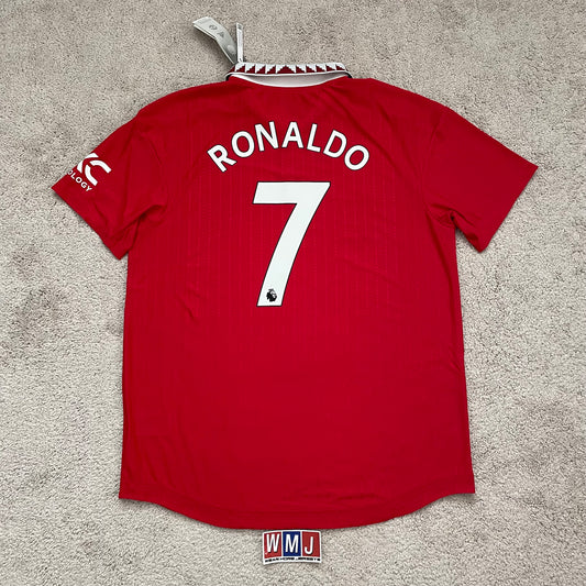 Manchester United 2022/23 home PLAYER VERSION x Cristiano Ronaldo #7 (XL) *BRAND NEW WITH TAGS