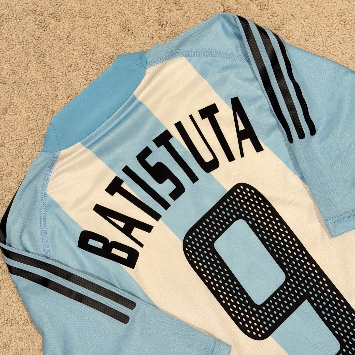 Argentina 2002 World Cup home PLAYER VERSION x Gabriel Batistuta #9 (M)
