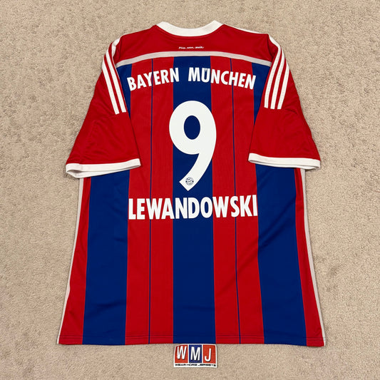 Bayern Munich 2014/15 home x Robert Lewandowski #9 (XL)