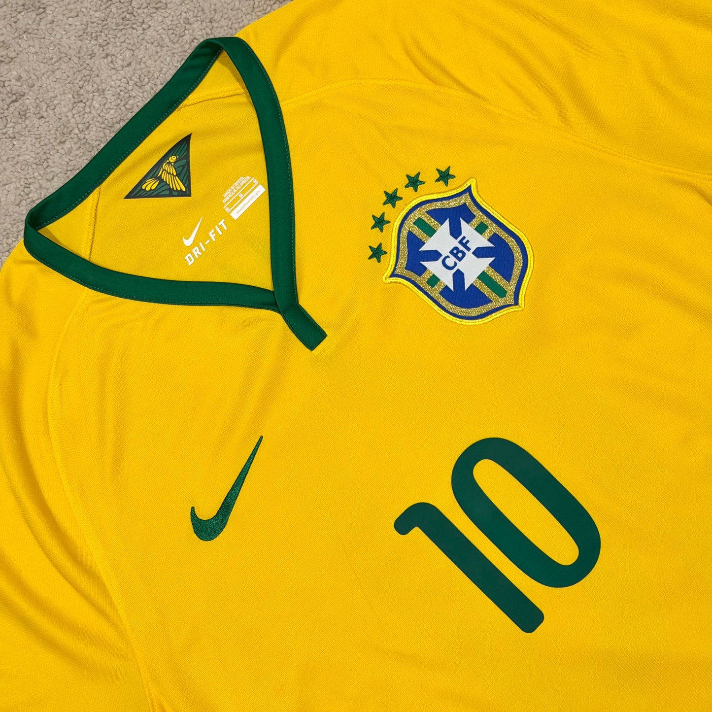Brazil 2014 World Cup home x Neymar Jr #10 (M)