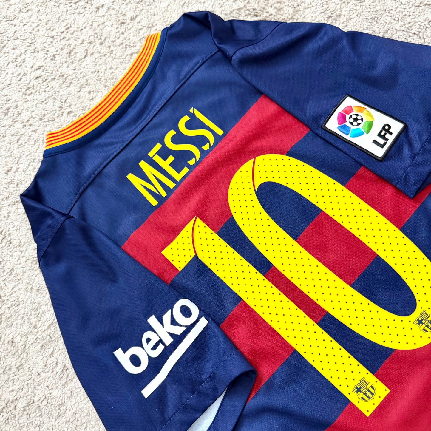 Barcelona 2015/16 home x Messi #10 (M)