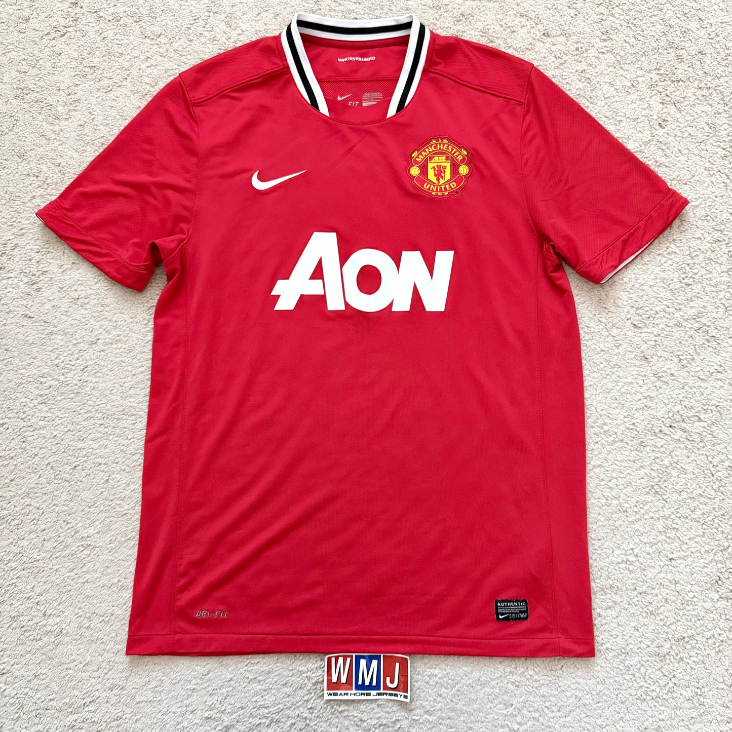 Manchester United 2011/12 home x Ji Sung Park #13 (L)