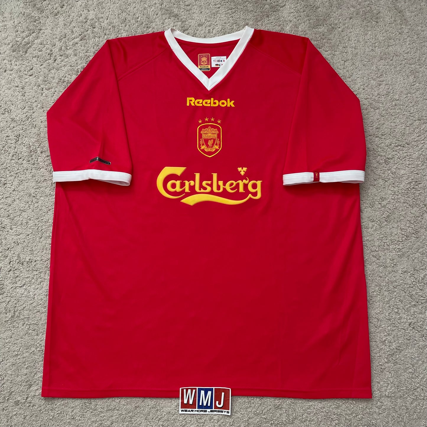 Liverpool 2002/03 Cup home x Steven Gerrard #17 (XXL)
