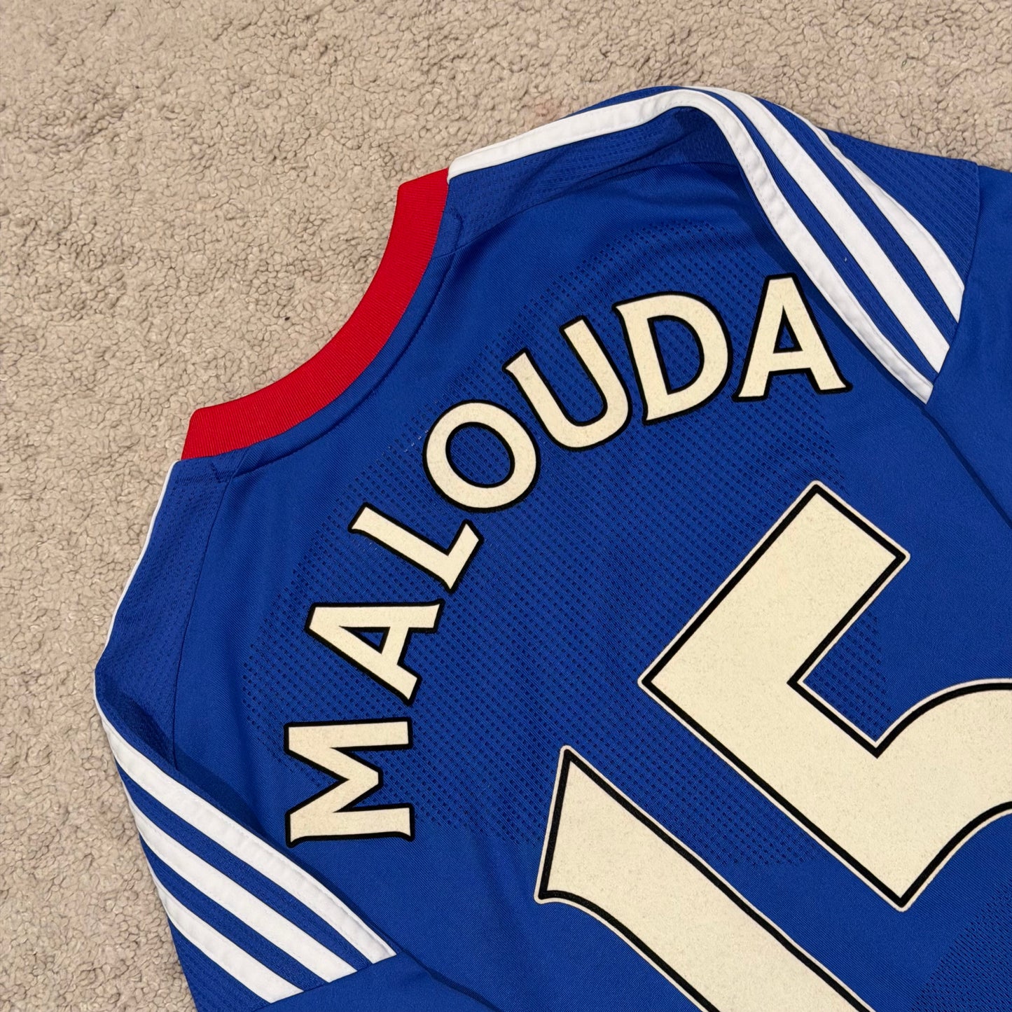 Chelsea 2010/11 home x Malouda #15 (S)