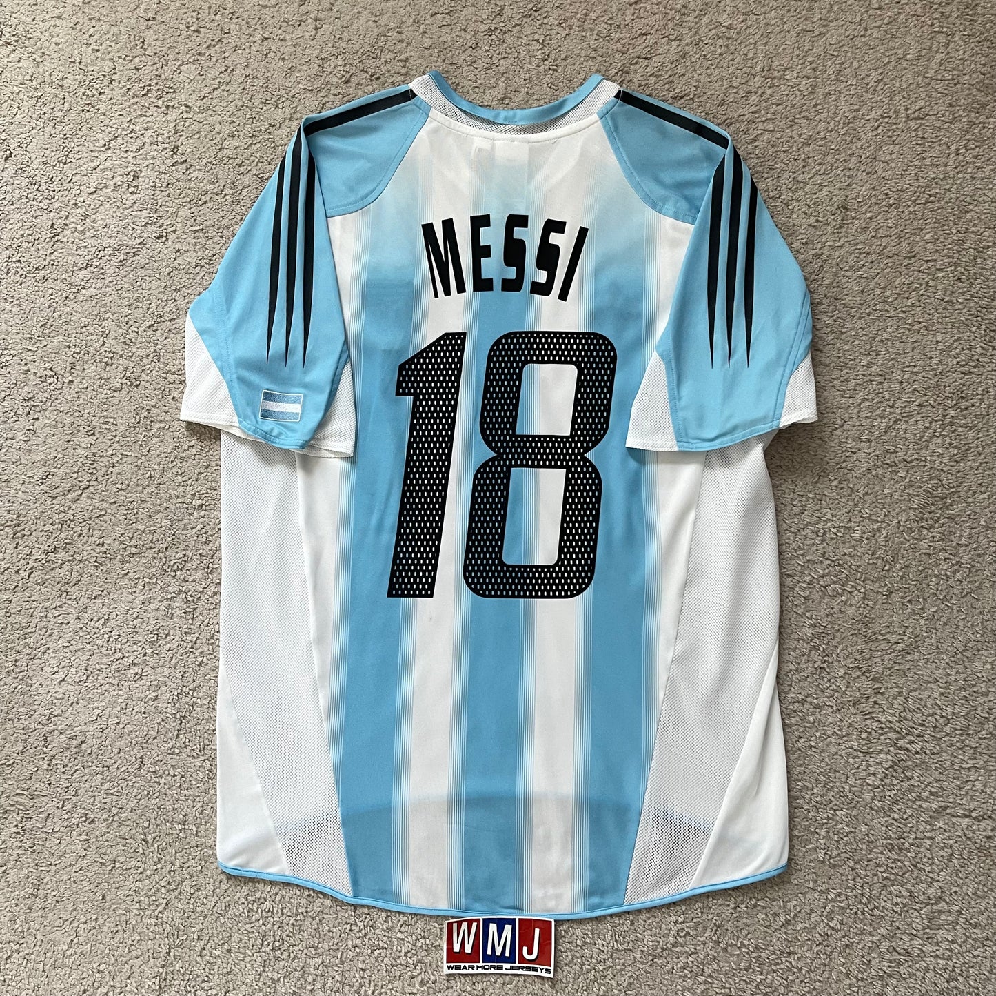 Argentina 2004/05 home x Messi #18 (M)