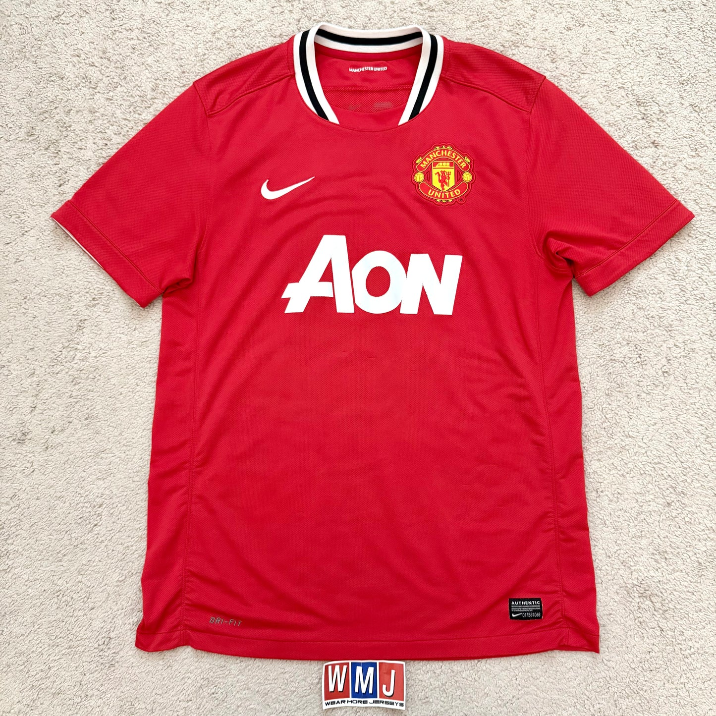 Manchester United 2011/12 home x Ji Sung Park #13 (L)