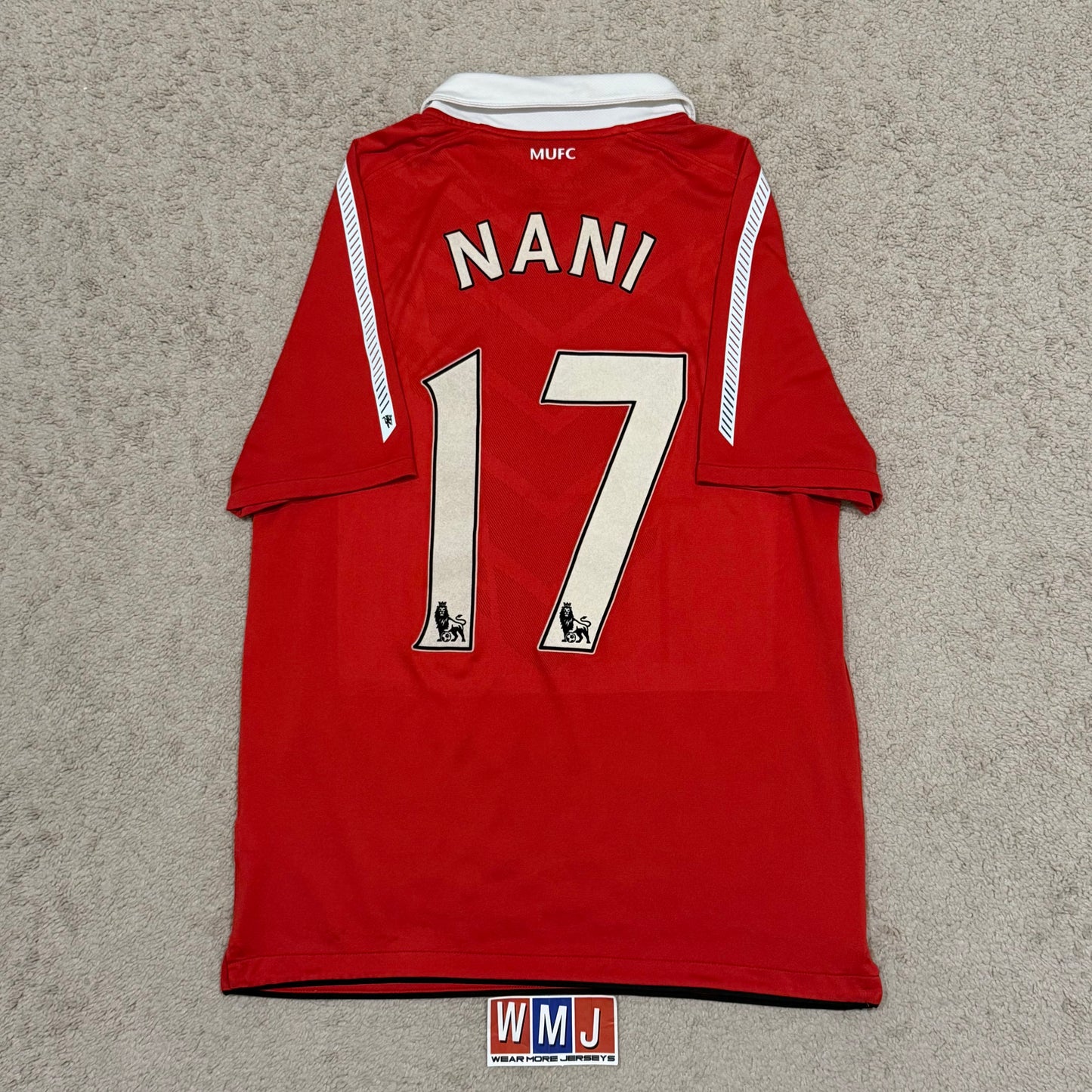 Manchester United 2010/11 home x Luis Nani #17 (M)