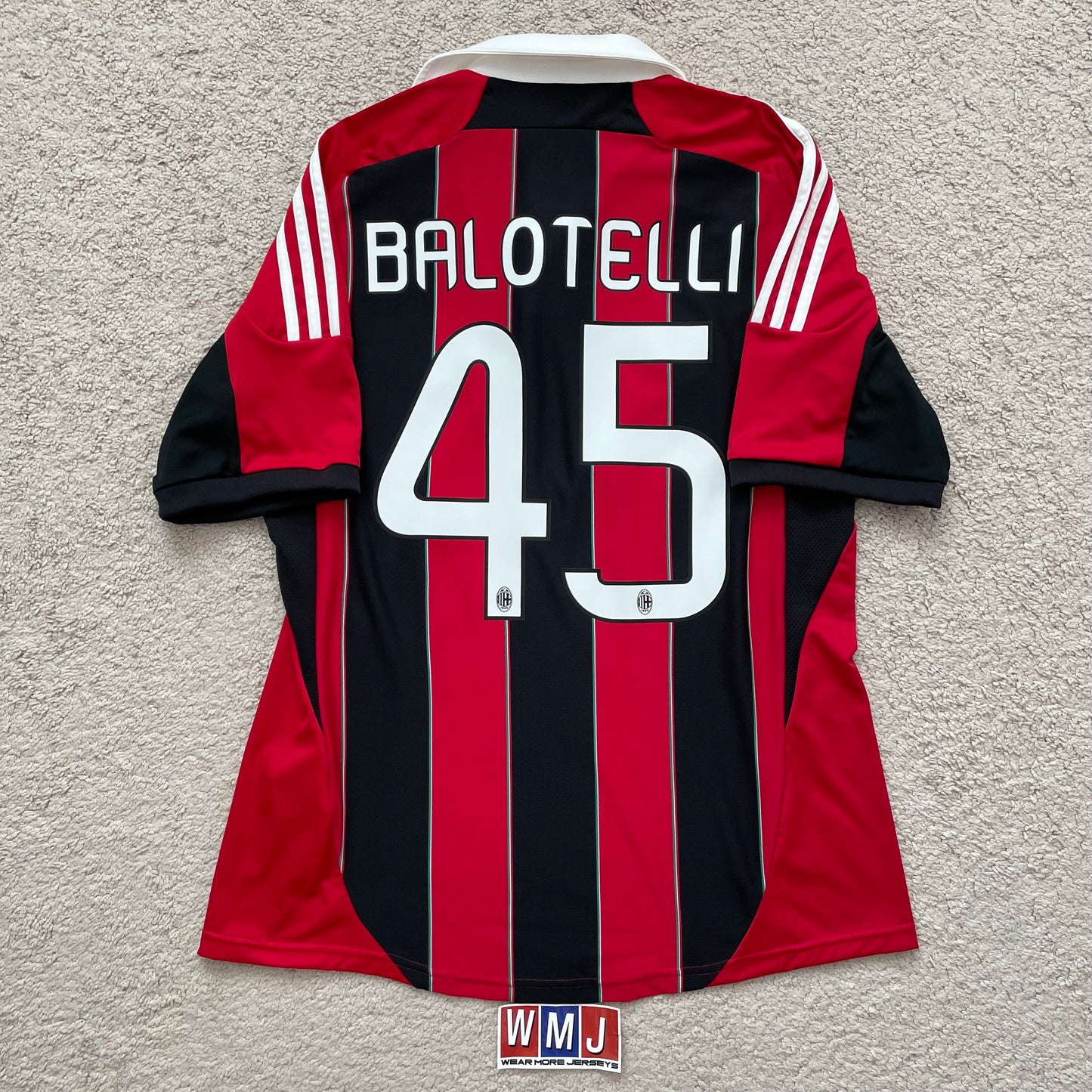 AC Milan 2012/13 home x Mario Balotelli #45 (L)