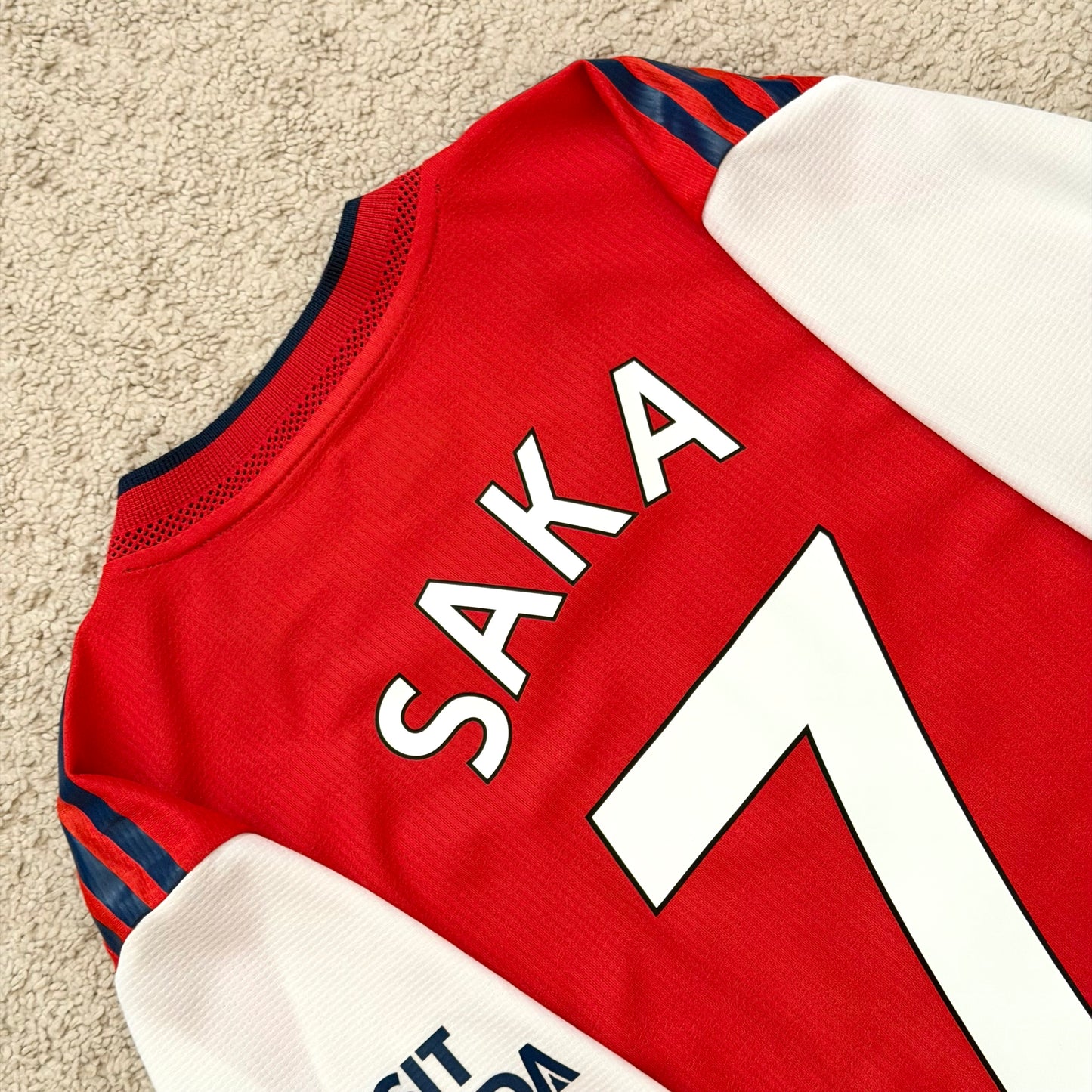 Arsenal 2021/22 home PLAYER VERSION x Bukayo Saka #7 (L)