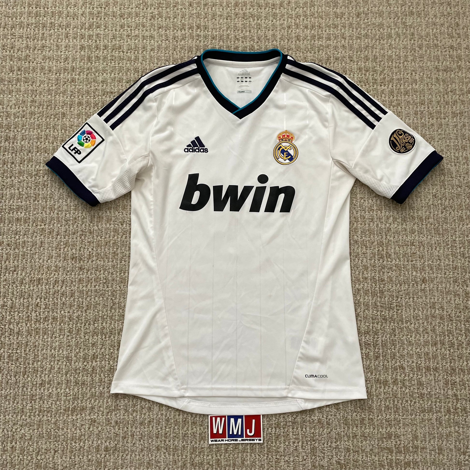 Real Madrid BENZEMA #9 Home Name print number 2012/13 Real Madrid BENZEMA #9 Home Name print number 2012/13