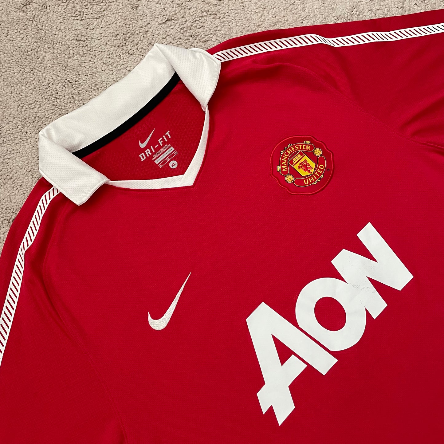 Manchester United 2010/11 home x Chicharito Hernandez #14 (XL)