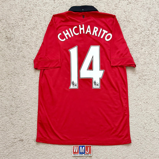 Manchester United 2013/14 home x Chicharito Hernandez #14 (M)