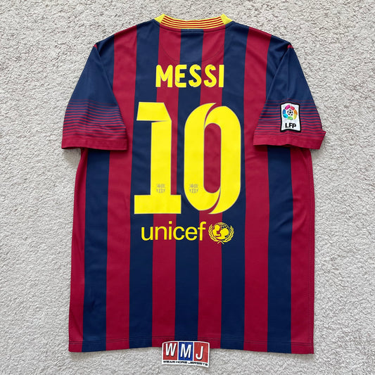Barcelona 2013/14 home x Messi #10 (M)