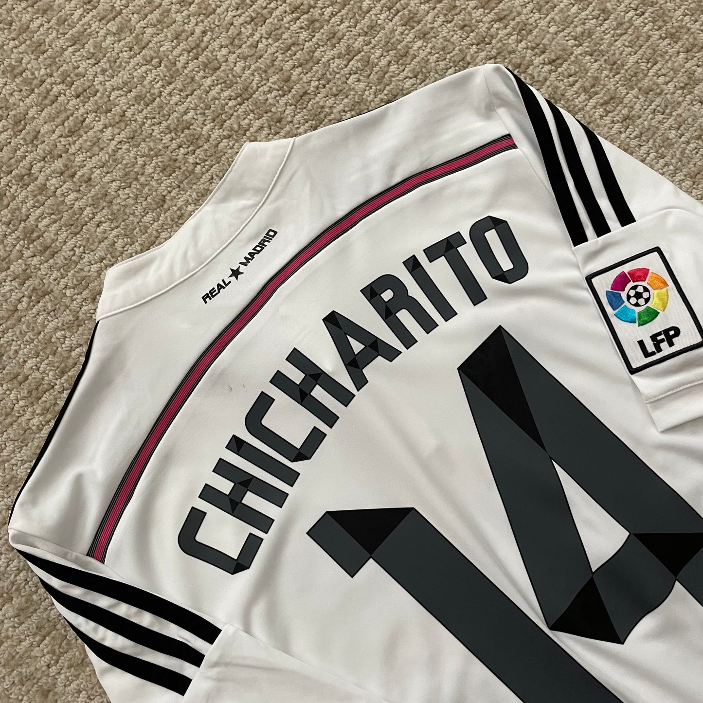 Real Madrid 2014/15 home x Chicharito Hernandez #14 (S)