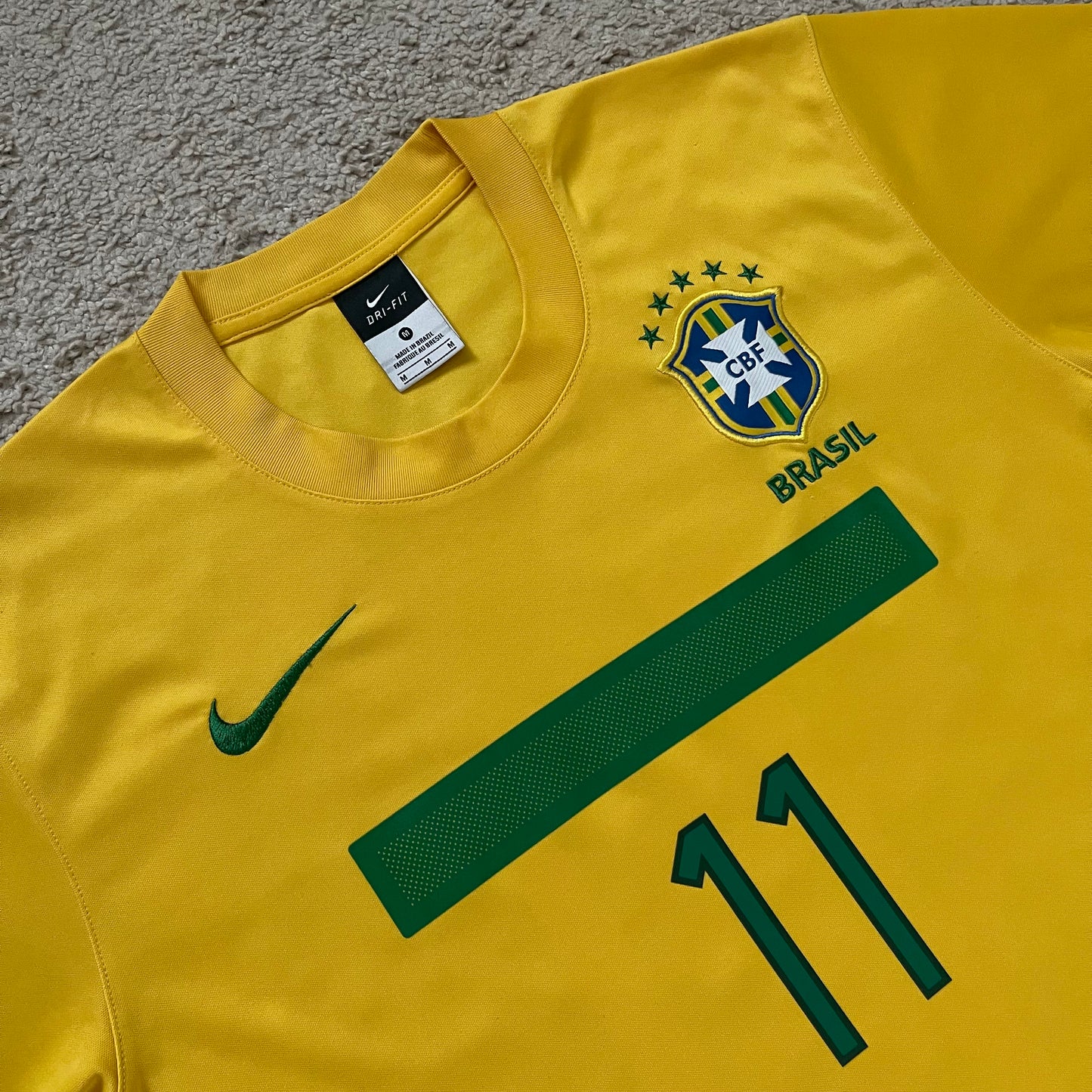 Brazil 2011 Copa America home x Neymar Jr #11 (M)