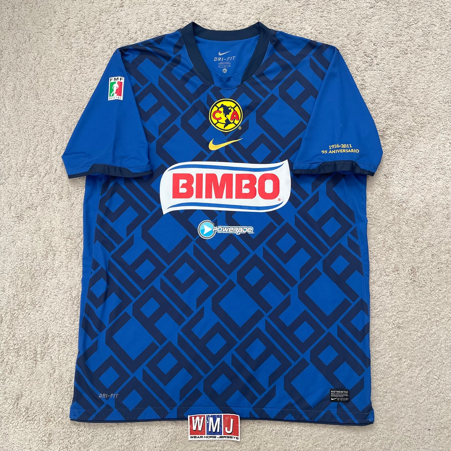 Club America 2010/11 third 95th Anniversary x Guillermo 'Memo' Ochoa #1 (XL)