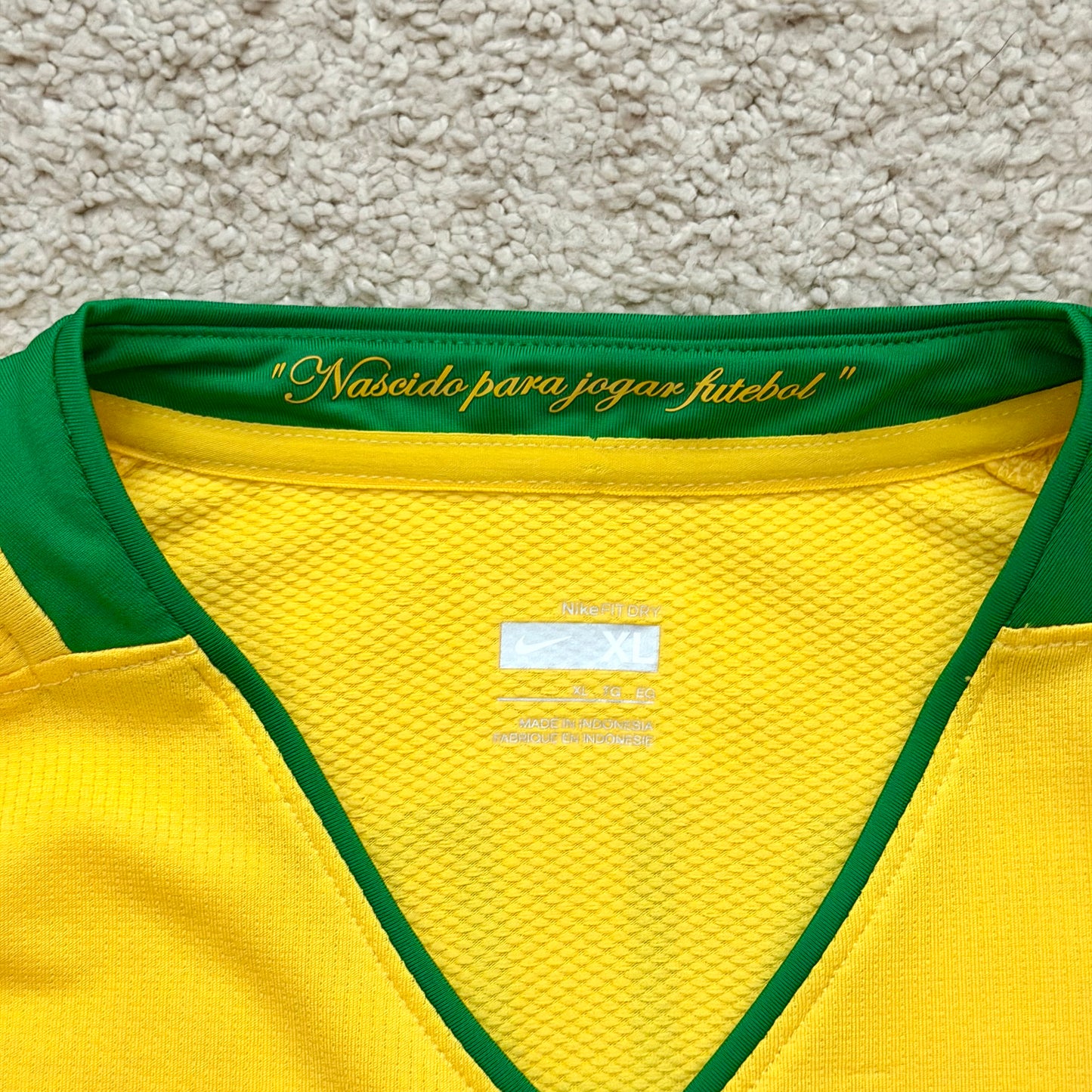 Brazil 2008/2009/2010 home x Ronaldinho #10 (XL)