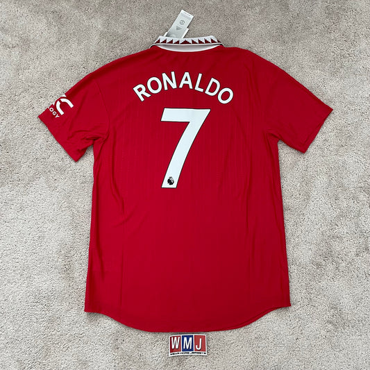 Manchester United 2022/23 home PLAYER VERSION x Cristiano Ronaldo #7 (L) *BRAND NEW WITH TAGS