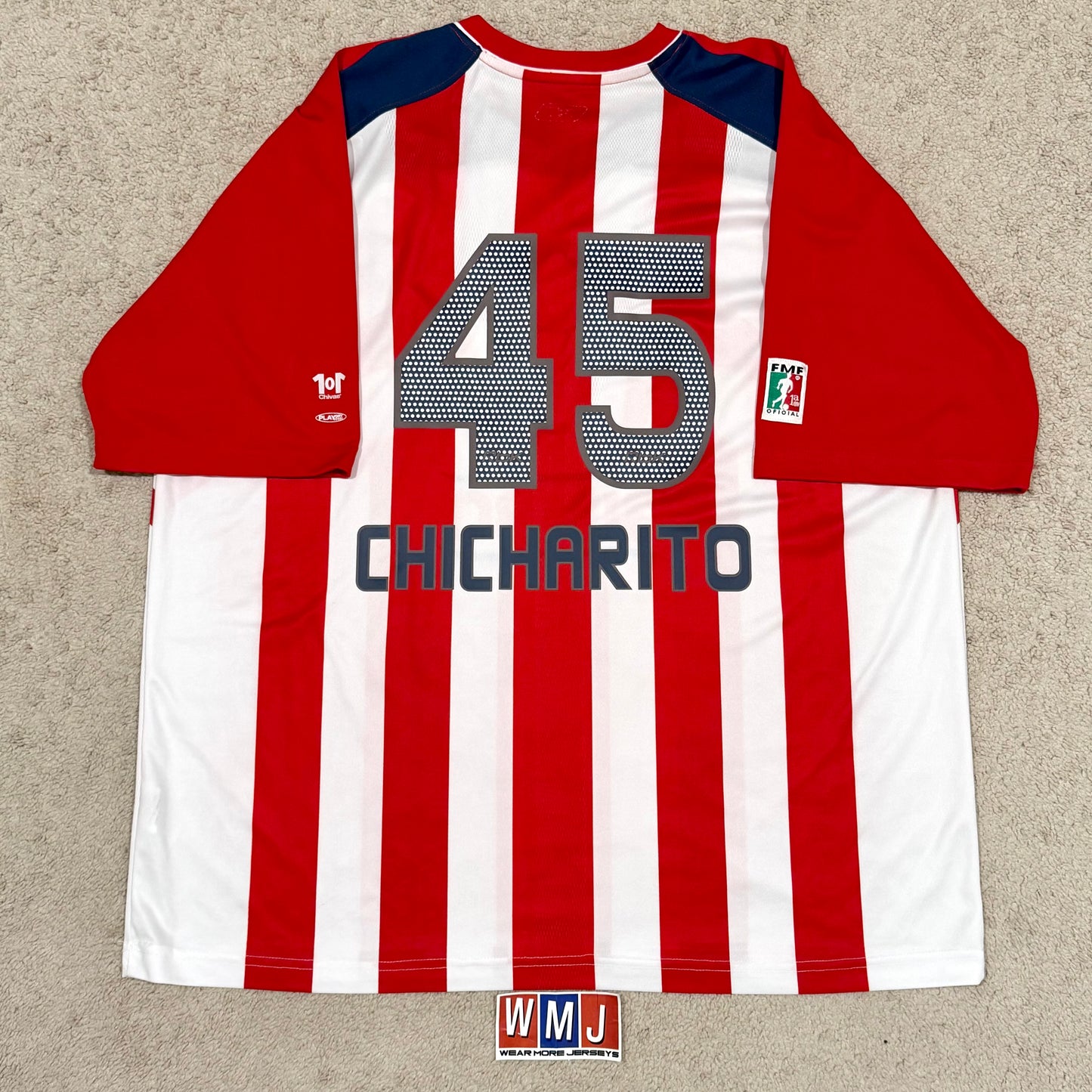 Chivas de Guadalajara 2006/07 home x Chicharito Hernandez #45 (XXL)