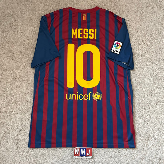 Barcelona 2011/12 home x Messi #10 (L)