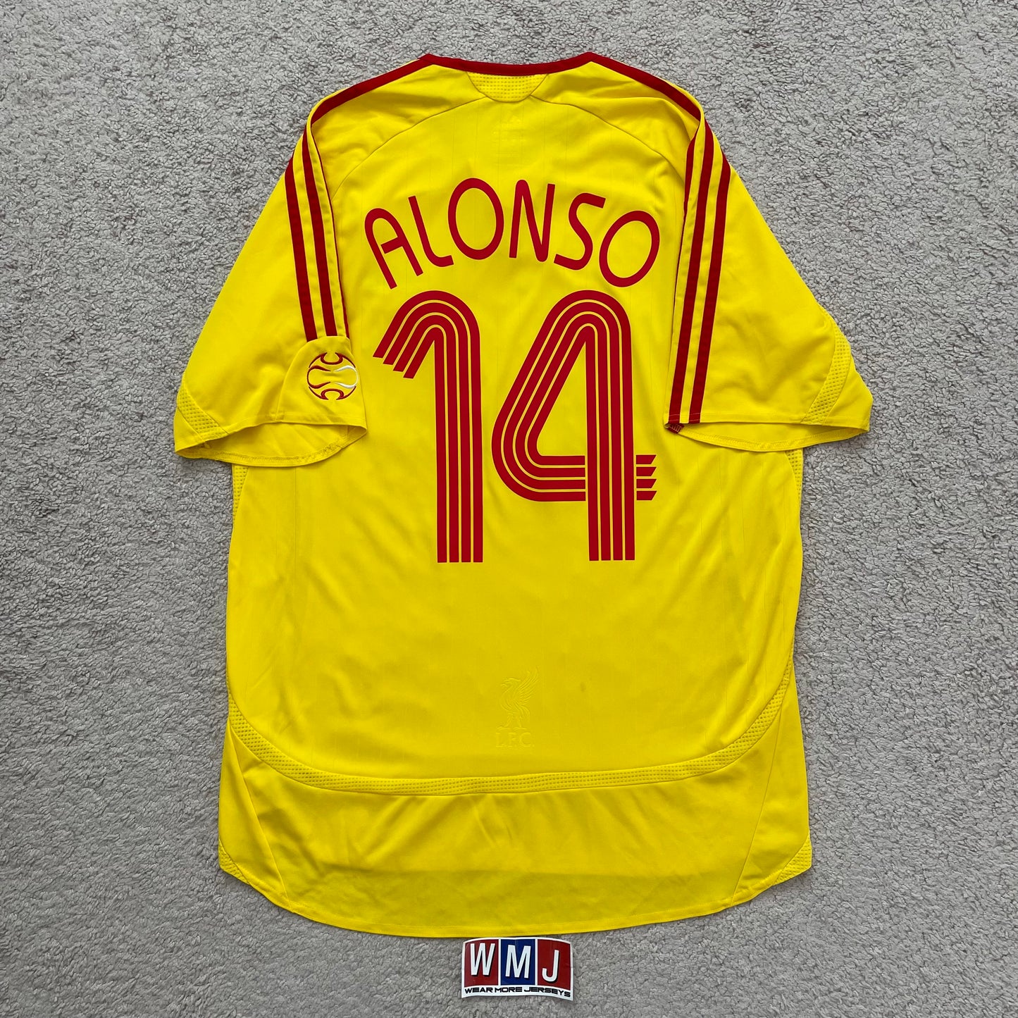 Liverpool 2006/07 away x Xabi Alonso #14 (M)