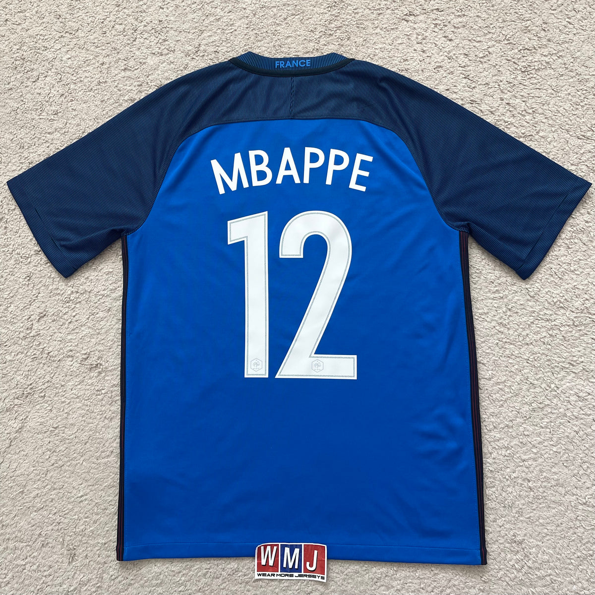 France 2016/17 home x Kylian Mbappé #12 (M)