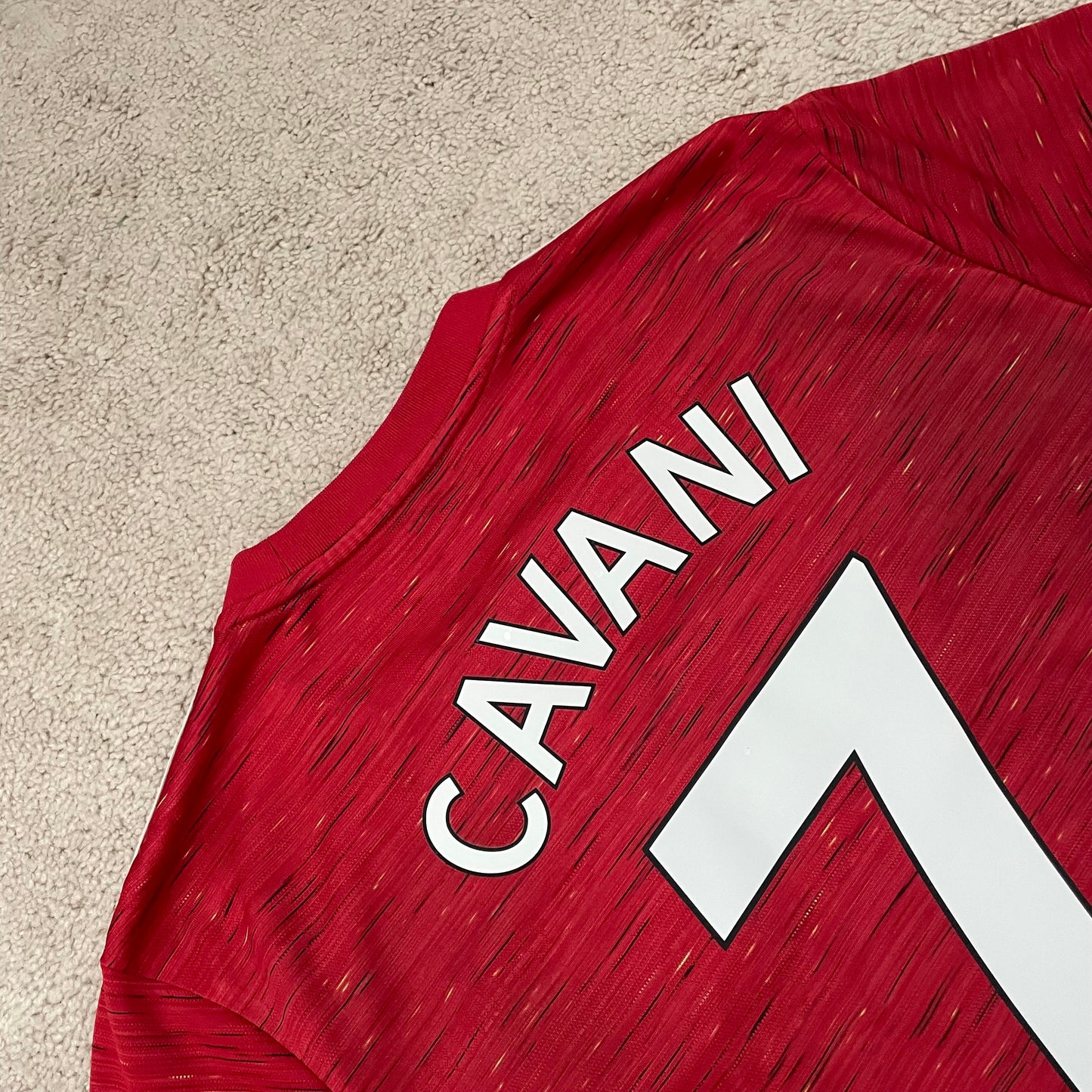 Manchester United 2020/21 home x Edinson Cavani #7 (L)