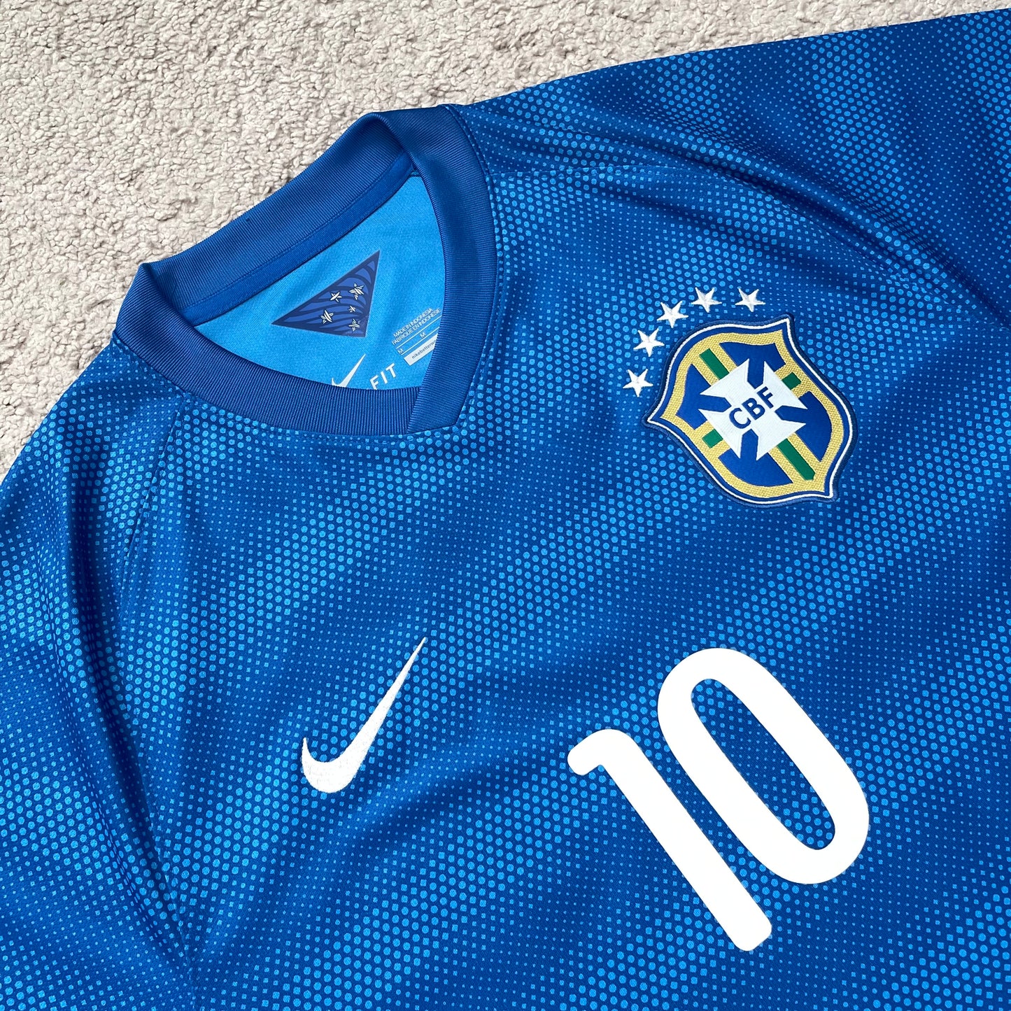Brazil 2014 World Cup away x Neymar Jr #10 (M)