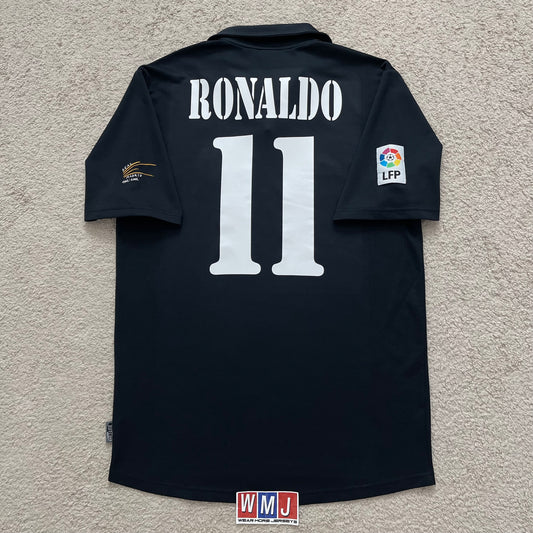 Real Madrid 2002/03 away 100th Anniversary x Ronaldo Nazario #11 (M)