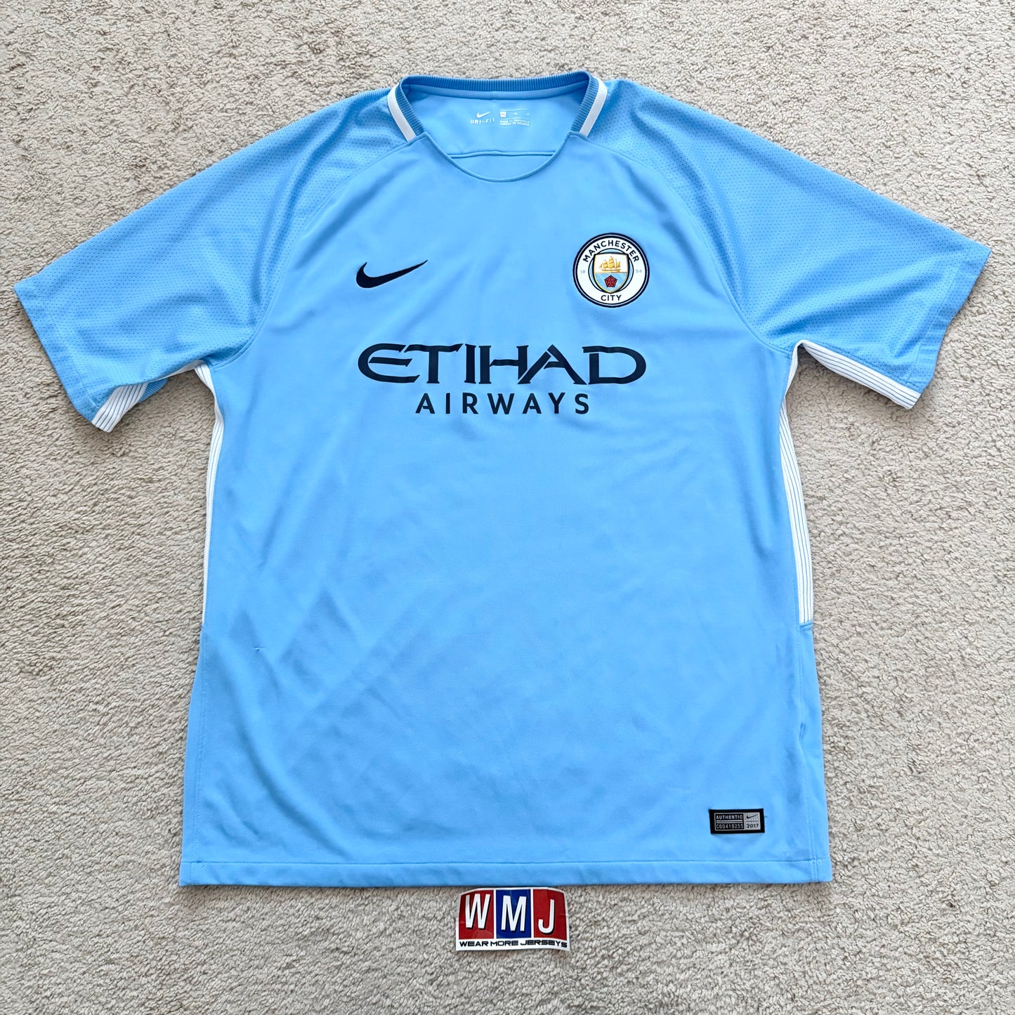 Manchester City 2017/18 home x Sergio Kun Agüero #10 (XL)