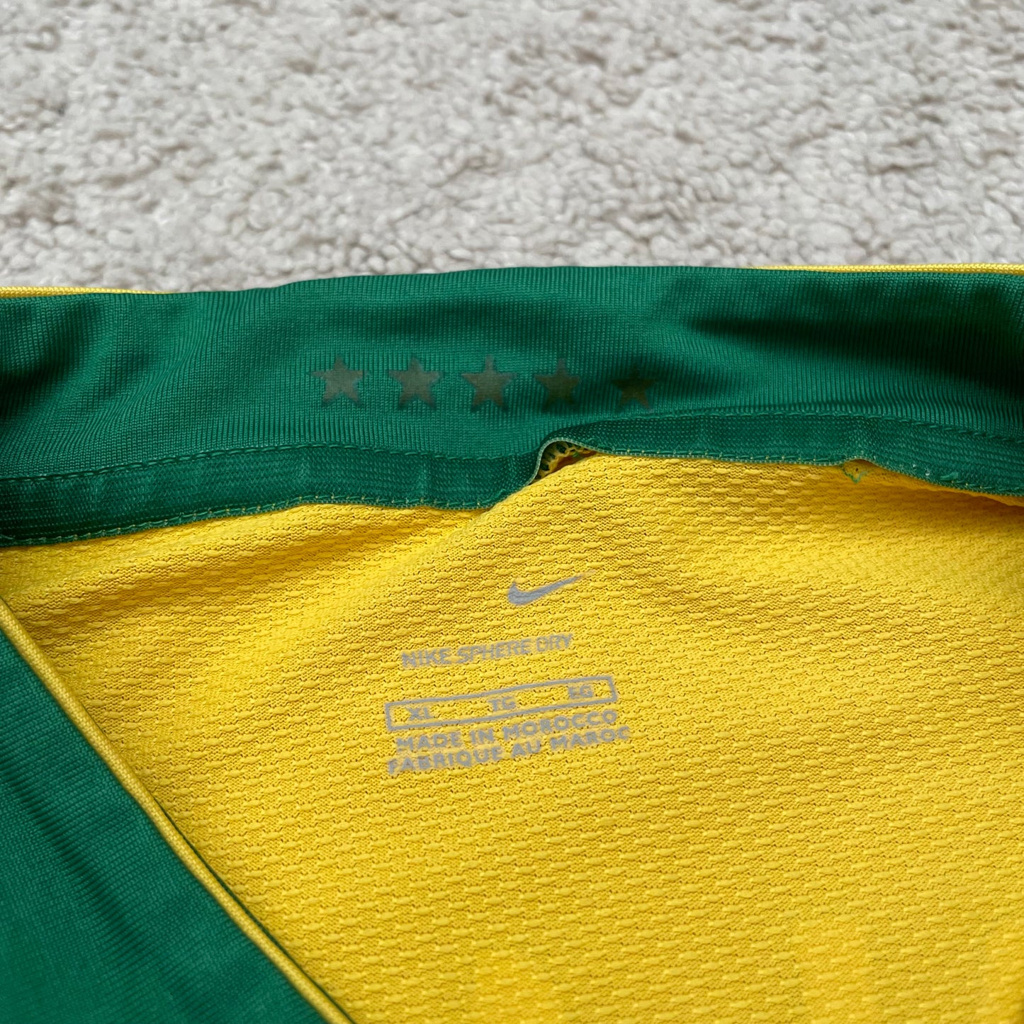 Brazil 2006 World Cup home x Ronaldo Nazario #9 (XL)