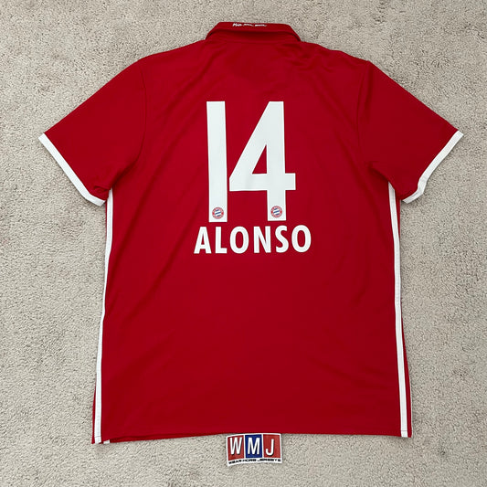 Bayern Munich 2016/17 home x Xabi Alonso #14 (L)