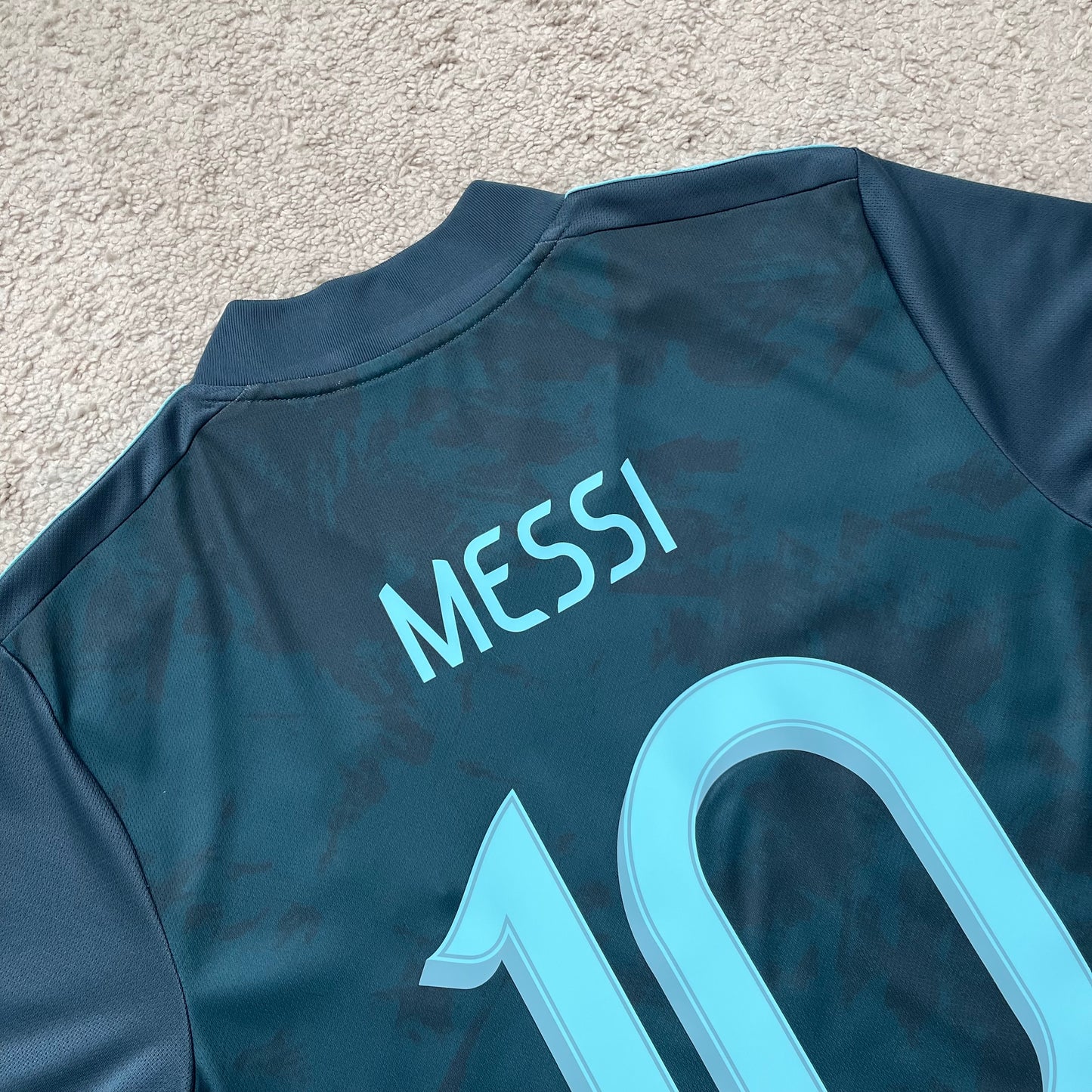 Argentina 2021 Copa America Champions away x Messi #10 (M)