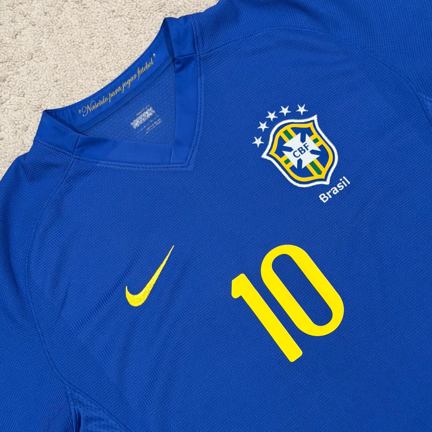Brazil 2008/2009/2010 away x Ronaldinho #10 (L)