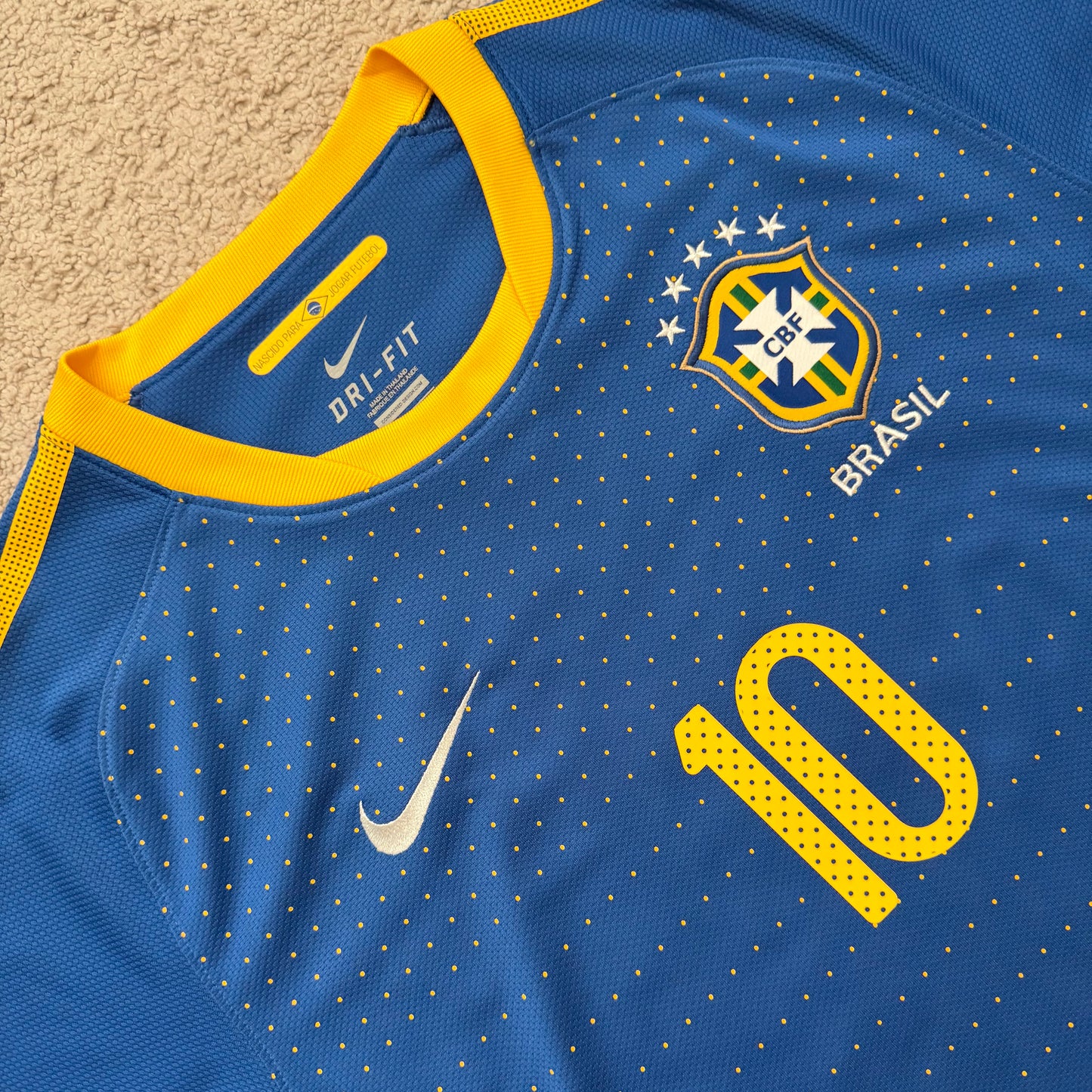 Brazil 2010 World Cup away x Ricardo Kaká #10 (L)