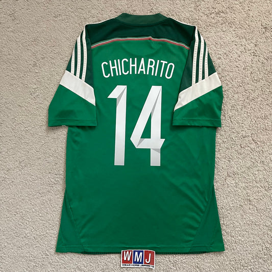 Mexico 2014 World Cup home x Chicharito Hernandez #14 (S)