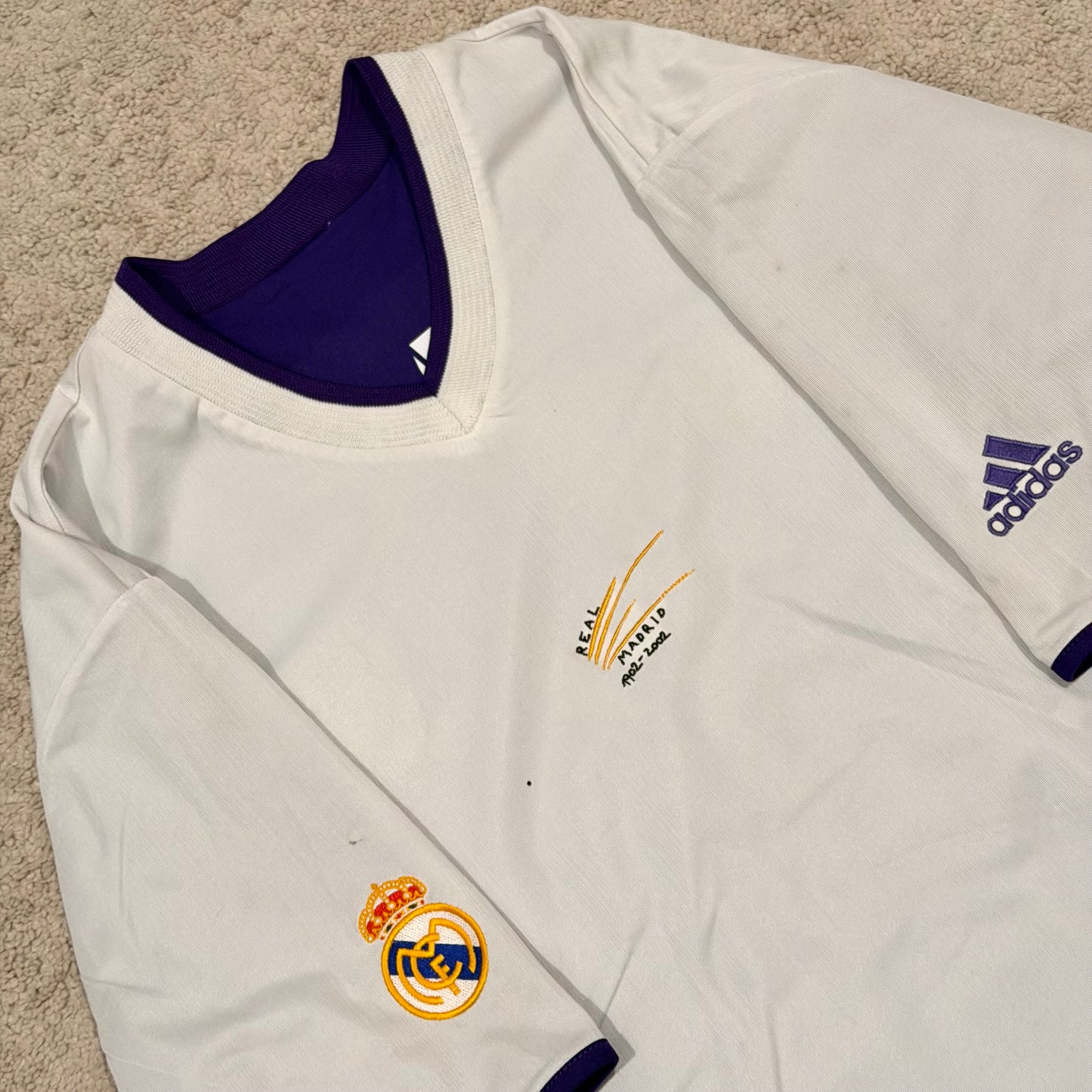 Real Madrid 2002/03 third 100th Anniversary REVERSIBLE x Zinedine Zidane #5 (XL)