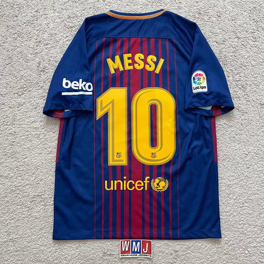 Barcelona 2017/18 home x Messi #10 (M)