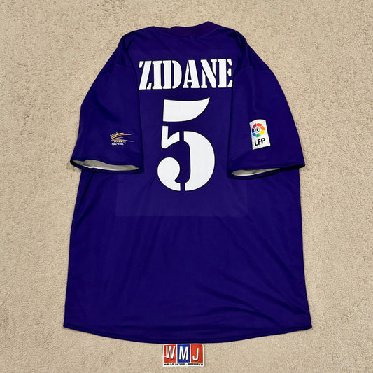 Real Madrid 2002/03 third 100th Anniversary REVERSIBLE x Zinedine Zidane #5 (XL)