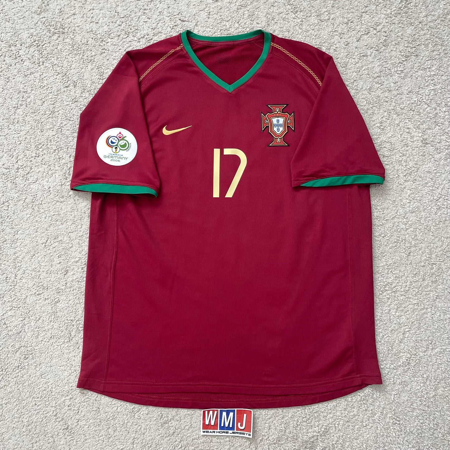 Portugal 2006 World Cup home x Cristiano Ronaldo #17 (L)