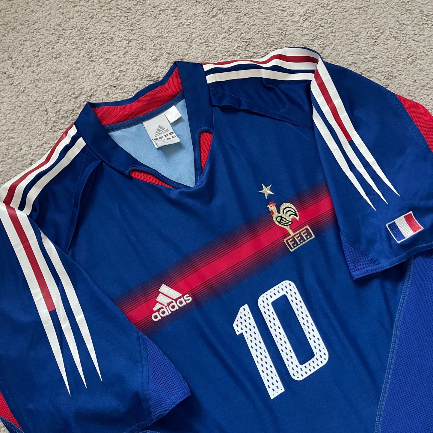 France 2004 EURO home x Zinedine Zidane #10 (XL)