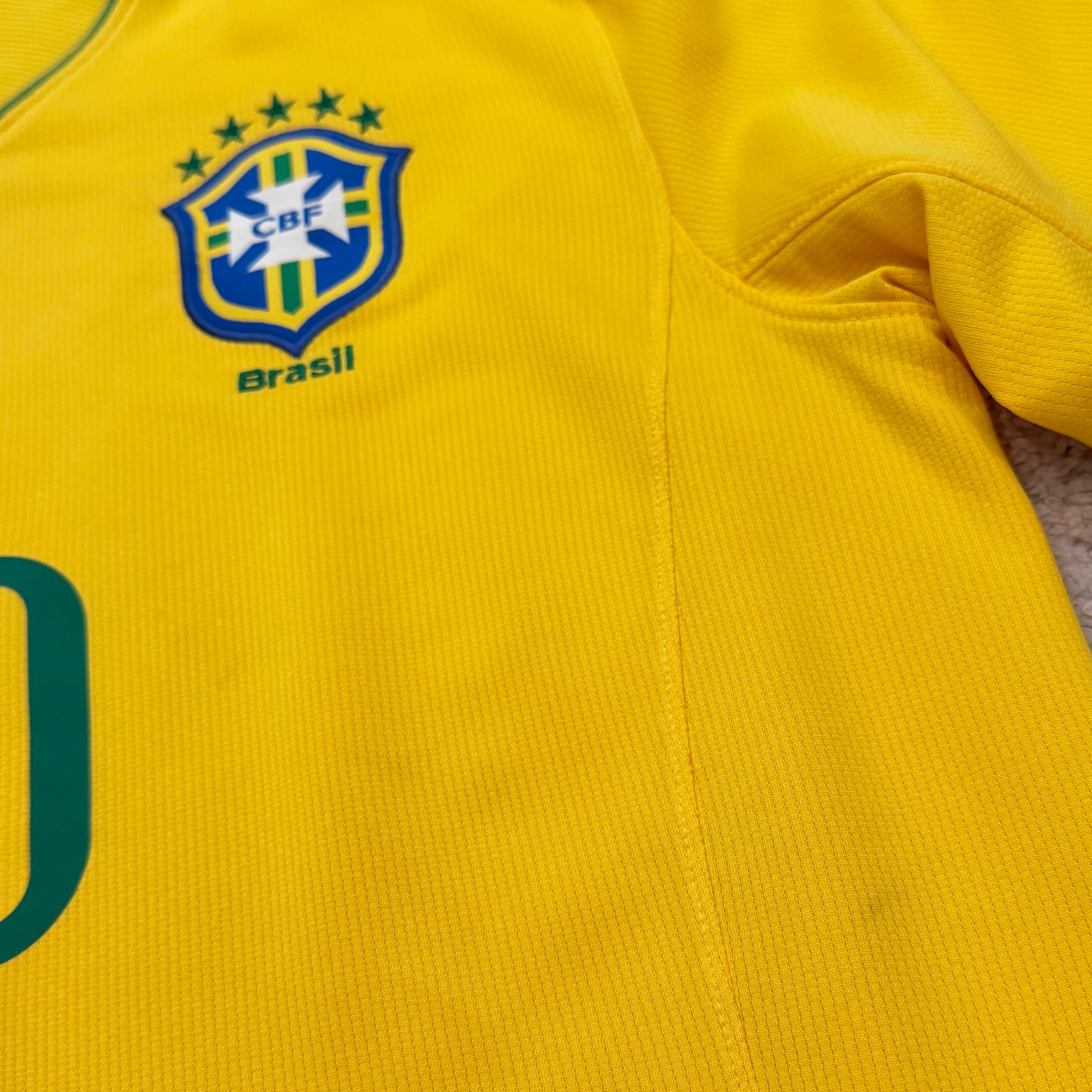 Brazil 2008/2009/2010 home x Ronaldinho #10 (M)