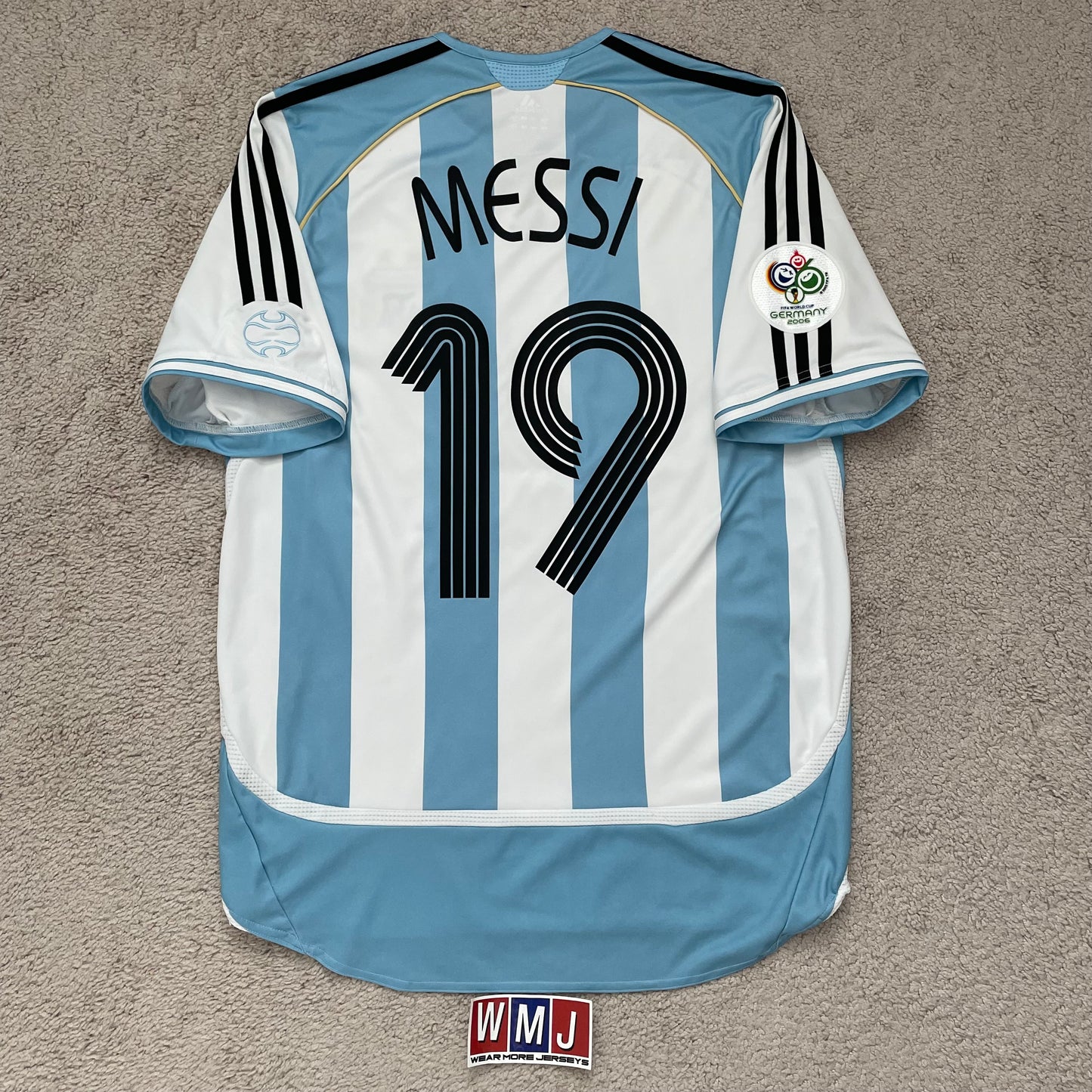 Argentina 2006 World Cup home x Messi #19 (M)