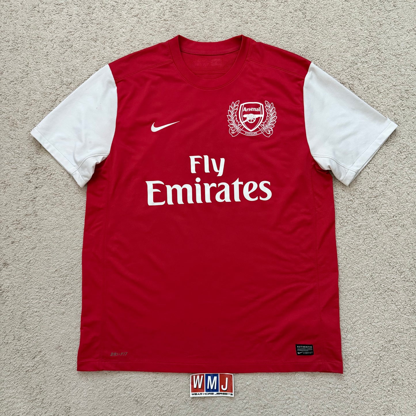 Arsenal 2011/12 home 125th Anniversary x Carlos Vela #11 (XL)