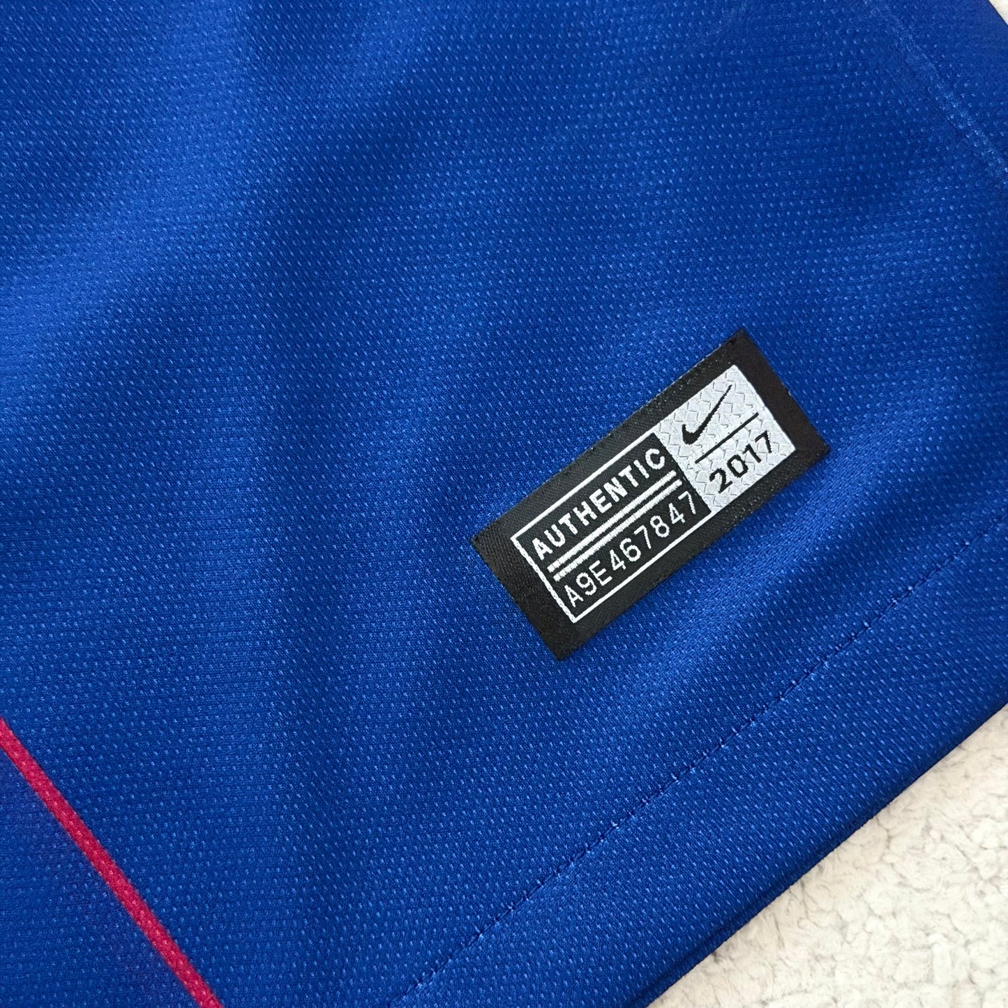 Barcelona 2017/18 home x Andres Iniesta INFINITO SPECIAL EDITION (XL)