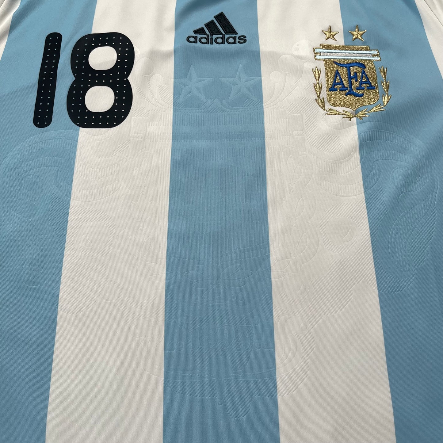 Argentina 2007/09 home x Messi #18 (XL)